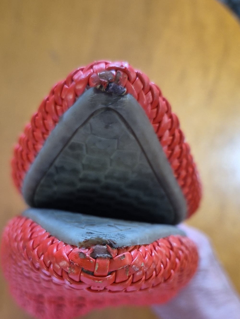 Birdies Woven Slip-On Pointed Toe Mules — Orange. Size 9.5 - Picture 6 of 7